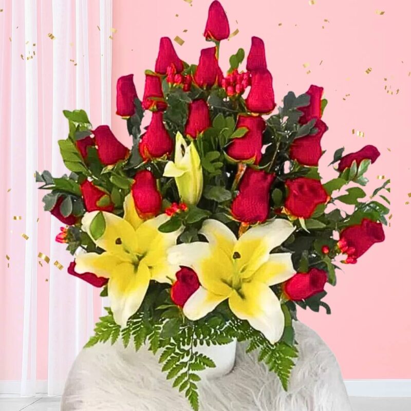 Arreglo de 24 rosas Selena